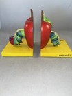 Rare Very Hungry Caterpillar Bookends World Of Eric Carle Book Ends