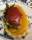 Artificial Fruit Fake Food Strawberries Pastry Tart Display Stage Movie Prop