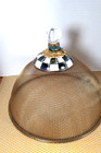 Mackenzie Childs Courtly Check Large Mesh Dome 10  Wide