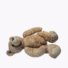 Fao Schwarz Teddy Bear 14 Inch Plush Tan Fuzzy Stuffed Animal Toy Stitched Foot