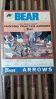 Vintage Bear Cedar Wood Hunting Practice Arrows 31in 45-50 Spine Feather Fletch 