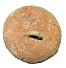 Dug Civil  War  Confederate Infantry  i  Button  Coat Size   tin Iron Back 