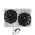 Aluminum Radiator Shroud Fan Compatible With 1970-74 Dodge Plymouth Mopar Cars