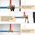 Disconnect Tong Tool Removal Sized 1 2  3 4  1  For Demount Brass Push Fittings