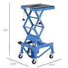36    Steel Frame Handy Portable Hydraulic Foot Pump Motorcycle Scissor Lift Stand