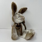 Fao Schwarz Bunny Rabbit Plush Tan Stuffed Animal 11  Soft Collectible Toy Gift