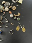 7 5 Oz Mixed Costume Earrings Lot Single Craft Repurpose Wear Repair Jewelry