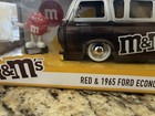 M m s Red 1965 Ford Econoline Diecast Van W  Red M m Figure Candy   Nuts