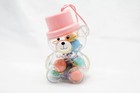Retro Style Knocker Ball Hair Ties In Pastel Blue  Peach  Purple  And Green