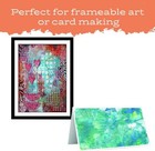 Gel Press Monoprinting Plate 8 Circle - Gelli - Reusable For Art Card Making 