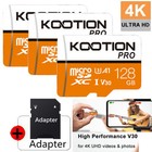 5 Pack 128gb Micro Sd Card Sdxc Class10 4k Memory Card U3 Tf Card With Adapter