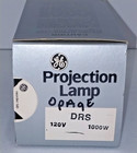 Ge  Drs Projection Lamp   Projector Bulb 120v 1000w  avg 25 Hours  Vintage Nos