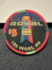  5 Royal Casino Chip Poker Chip Las Vegas Nevada Gambling