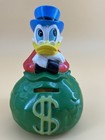 Absolutely Wonderful Vintage Scrooge Mcduck With A Money Bag Bank