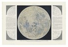 Map  nouvelle Carte Generale De La Lune   moon  Lucien Rudaux  1928