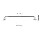Safety Grab Bar Bathroom Support Handle Steel Shower Toilet Hand Rail 60cm Usa