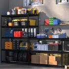 Adjustable 48 x24 x72  5-tiers Heavy Duty Storage Shelvesmetal Shelving 10-packs