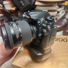 Nikon D200 Digital Slr Camera - Nikon Lens And Motordrive Included  