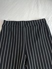 Girls Dance Pants Black White Striped Ballroom Competition Performance