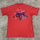 Vtg 80s Op Ocean Pacific Surf Shirt Surf Usa Single Stitch Sz L M  Hawaii Sunset