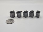 1 64 Scale Trash Bins  5 Pack  In Grey