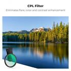 K f Concept 67mm Clip On Cpl Phone Camera Lens Filter Kit For All Mobile Phone