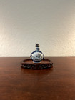 Chinese Antique Famile Rose Porcelain Snuff Bottle Qing Dynasty With Mark