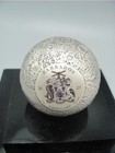 3 Oz 999 Fine Silver  Spherical Moon Coin Barbados 2023 Awesome Piece   