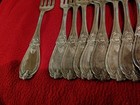   Henry Hebbard Grecian Pattern Coin Silver Dinner Set F s s  1862 Devil   Ram