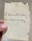 Original Antique Ww1 Doughboy Valentine Card Rare Collectible Military