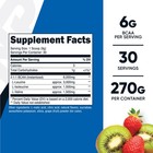 Nutricost Bcaa 2 1 1 Powder  strawberry Kiwi  30 Servings - 6g Per Serving