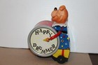 Very Nice Vintage Daiya Tin Litho Mechanical Circus Happy Drummer In Box
