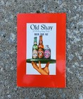 Fort Pitt Old Shay Beer Sign Menu Cover 1940 s Cone Top Can Crowntainer