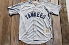 New  Babe Ruth  3 New York Yankees Vintage Gray Baseball Jersey Men s Xxl