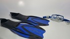 Us Divers Xl Scuba  snorkel Set  Fins  Snorkel  Mask   With Bag 