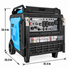 Pulsar 17000 Watt Tri-fuel Inverter Generator With Remote Start   Co Sentry