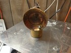 Justrite Brass Plated Superintendent Handheld Miner s Carbide Lamp Working Early