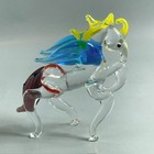 Vintage Pegasus Figurine Hand Blown Murano Glass Sculpture Art Gift Winged Horse