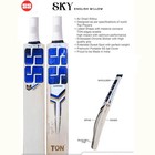 Ss Sky English Willow Premium Cricket Bat  bat Cover Included  - Size 4  Shor   