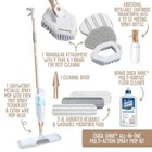Quick Shine Ultimate Gold Spray Mop Kit   11 Pc Kit  White And 