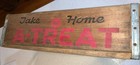 Vintage A-treat Wooden Bottle Soda Pop Crate  Beverages Allentown Penna  Pa