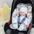 2 In 1 Infant Car Seat Insert  Car Seat Head Support Baby Girls Boys  Soft Newbo