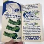 Vintage Ford Motor Company  jo-blocks  Advertising Brochure Genuine Parts 1940s