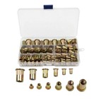 150pcs Mixed Zinc Plated Carbon Steel Insert Rivet Nut Rivnut M3 M4 M5 M6 M8 M10