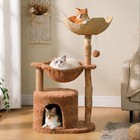 Pawz Road Wood Cat Tree Tower Scratching Post Scratcher Modern Cat Condo House