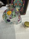 Hand-painted Tequila Bottle In Mexican Skull Style For Bar Home Decor   350ml