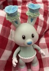 Vintage Kidsview Tea Bunnies Blue Pansy Parfait Rabbit 4    Figure Has Marks