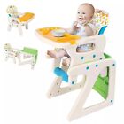 3 In 1 Baby High Chair Convertible Play Table Seat Booster Toddler Feeding Tray