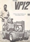 Ditch Witch Walk-behind 4wd Vibratory Plow Vp12 Owner  Service   Parts Manual