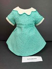 America Girl Kit Green Birthday Party Dress outfit floral Wrap ag Tag Retired Ec